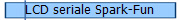 LCD seriale Spark-Fun